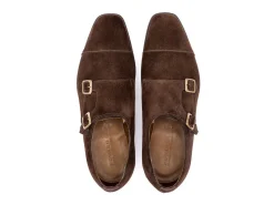 Wide Fitting | Monk Straps<Edward Green Westminster Mink Suede F-width