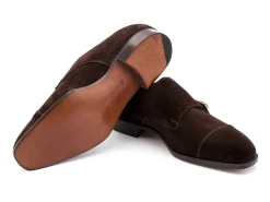 Wide Fitting | Monk Straps<Edward Green Westminster Mink Suede F-width