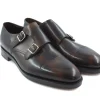 Monk Straps<John Lobb William Dark Brown Museum Calf