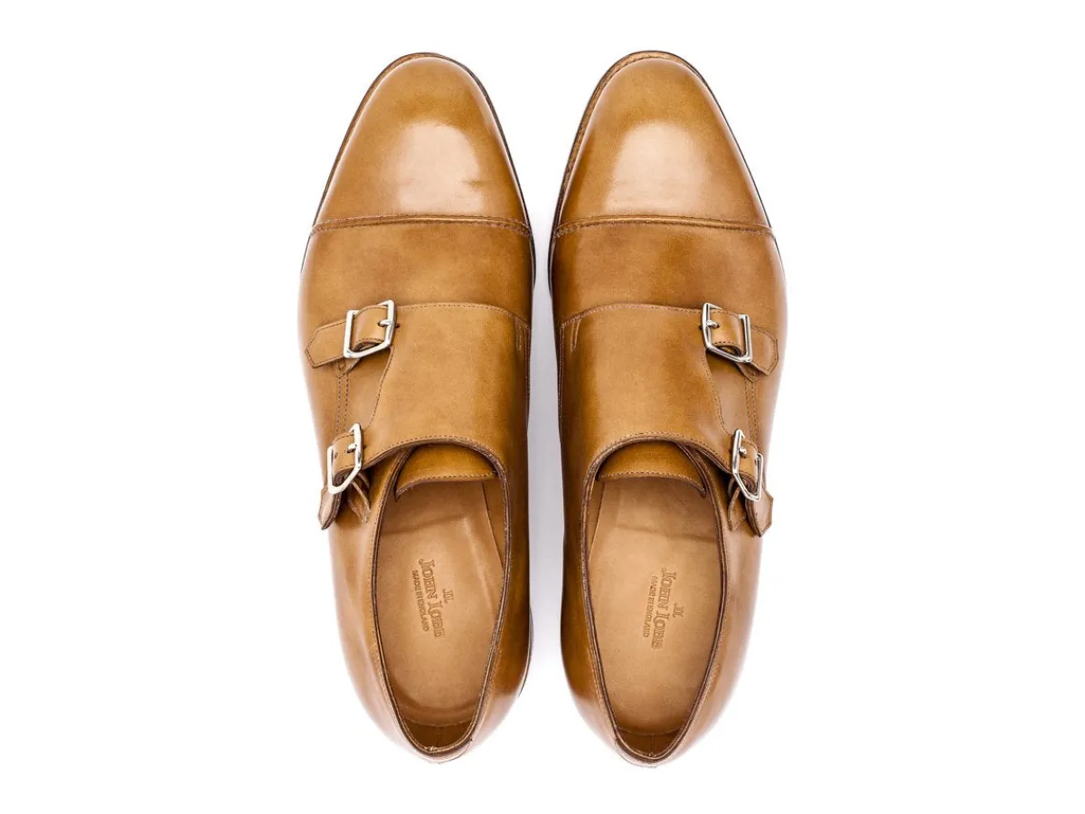Wide Fitting | Monk Straps<John Lobb William II Ardilla Misty Calf EE-width