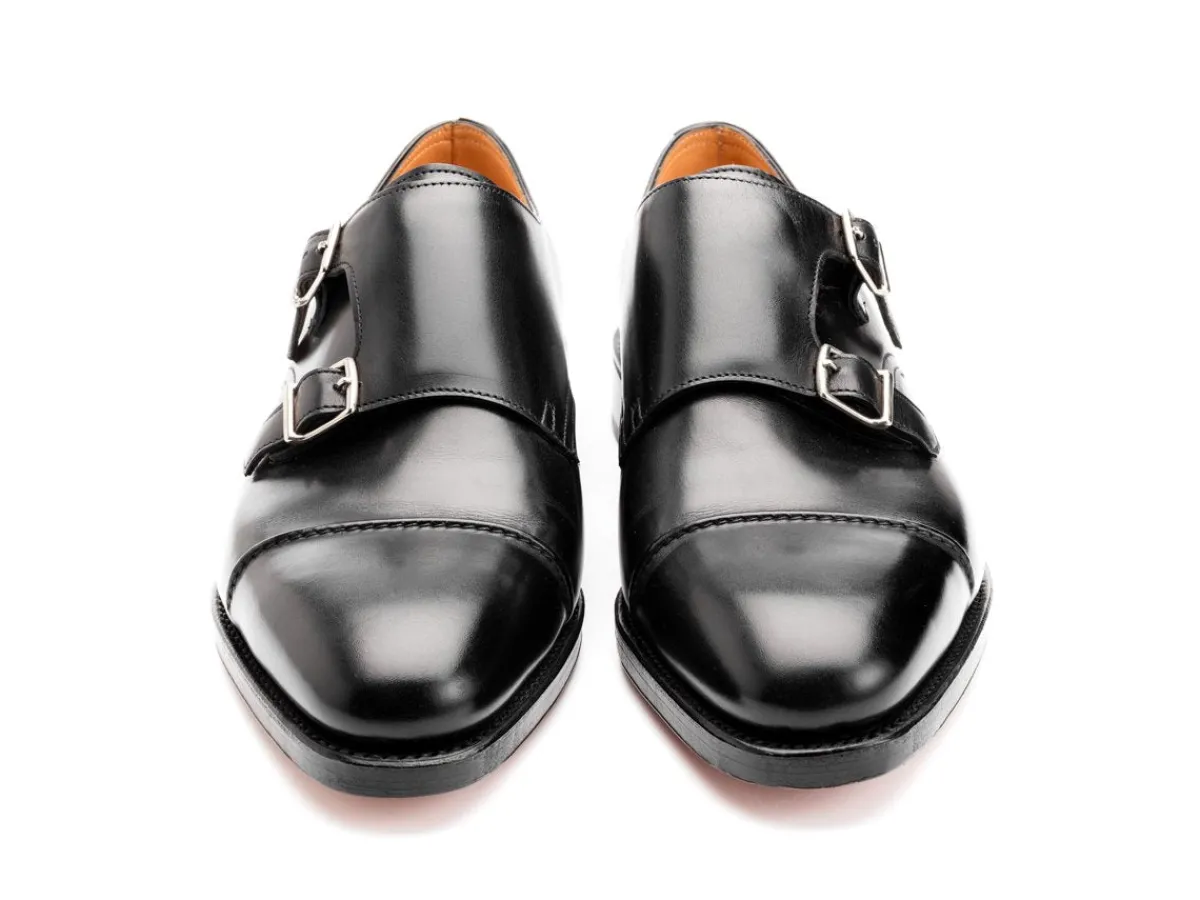 Monk Straps<John Lobb William II Black Calf