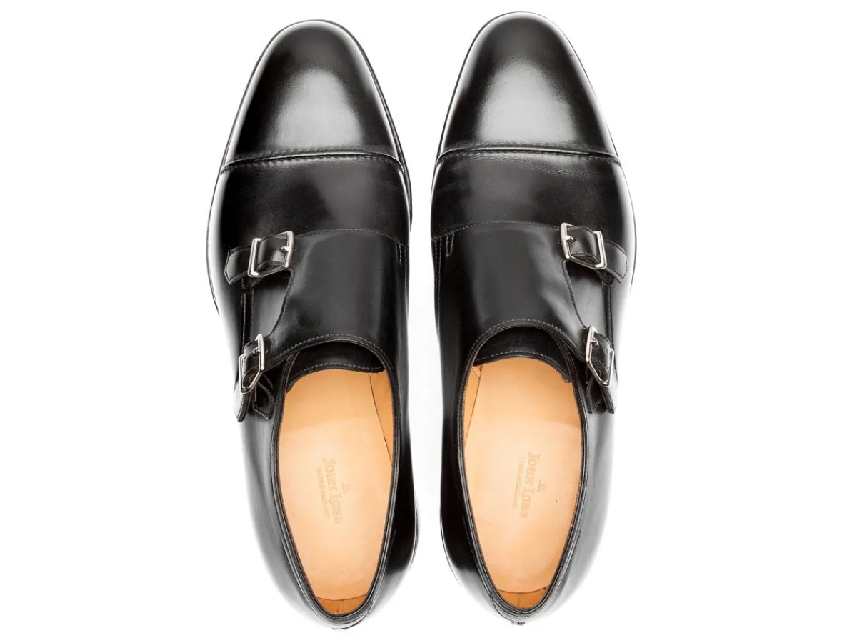 Monk Straps<John Lobb William II Black Calf