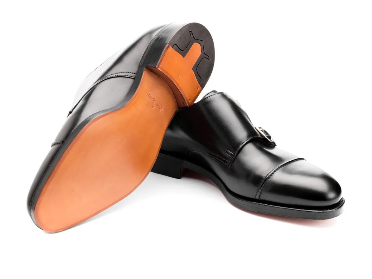 Wide Fitting | Monk Straps<John Lobb William II Black Calf EE-width