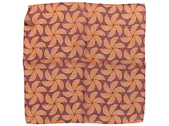 Pocket Squares<Double Monk Wool Cashmere Pocket Square Semicircle Red
