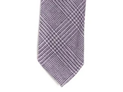Ties<Double Monk Wool Cashmere Tie Check Lilac
