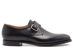 Monk Straps<Crockett & Jones Woollahra 2 Black Calf