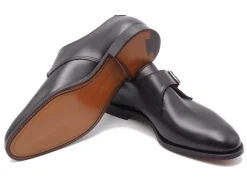 Monk Straps<Crockett & Jones Woollahra 2 Black Calf
