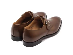 Monk Straps<Crockett & Jones Woollahra 2 Dark Brown Burnished Calf