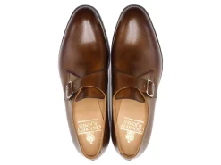 Monk Straps<Crockett & Jones Woollahra 2 Dark Brown Burnished Calf